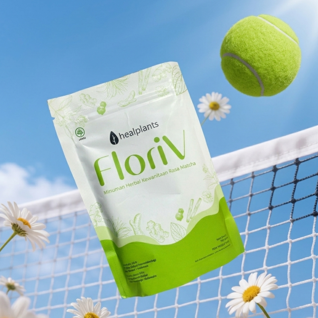 FLORIV Minuman Herbal Kewanitaan Rasa Matcha